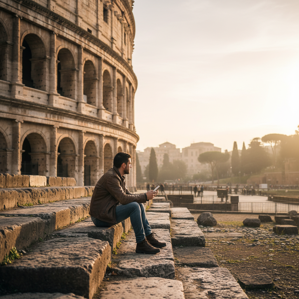 Marco in Colosseum, Rome
